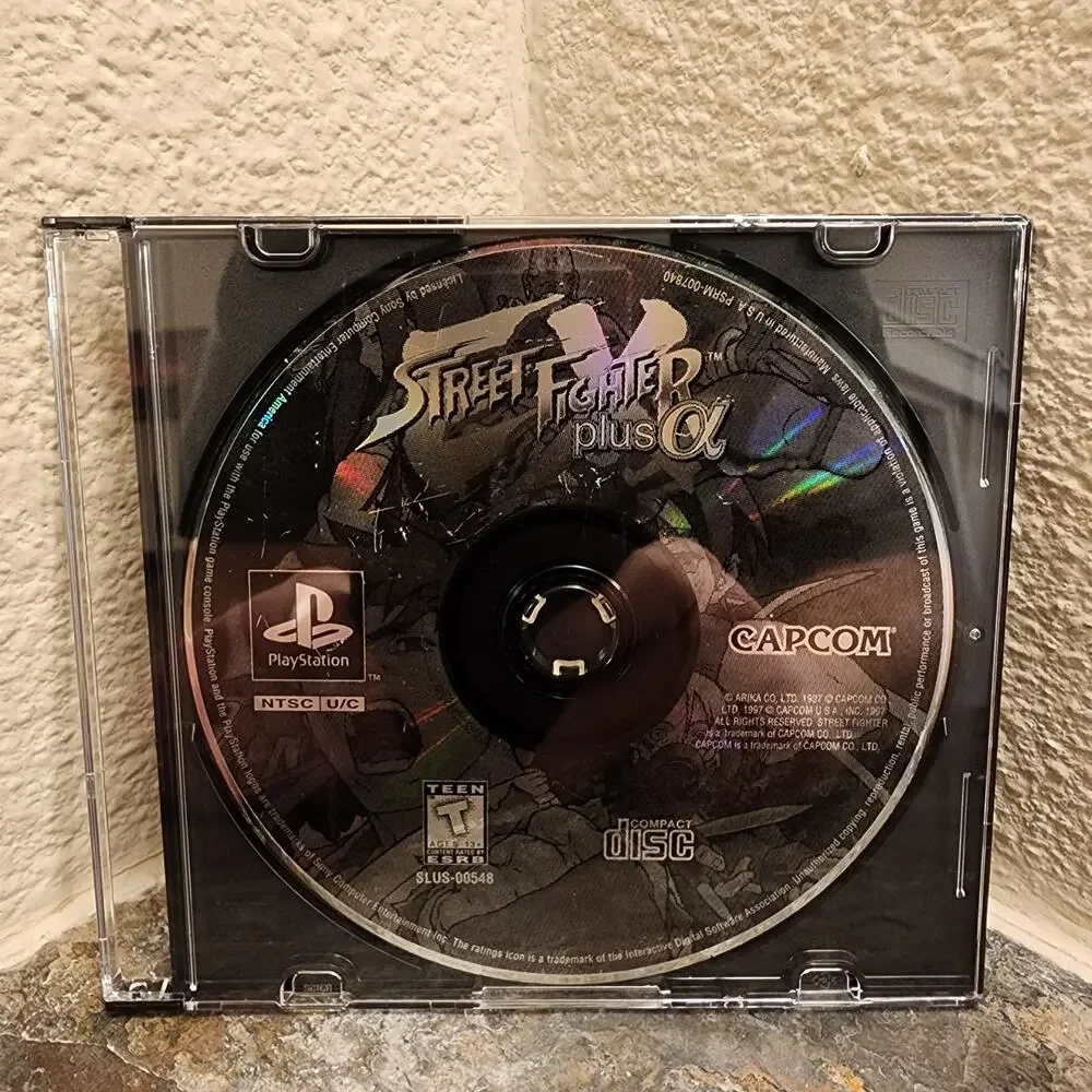 Game - Street Fighter EX Plus Alpha - PS1 - Capcom